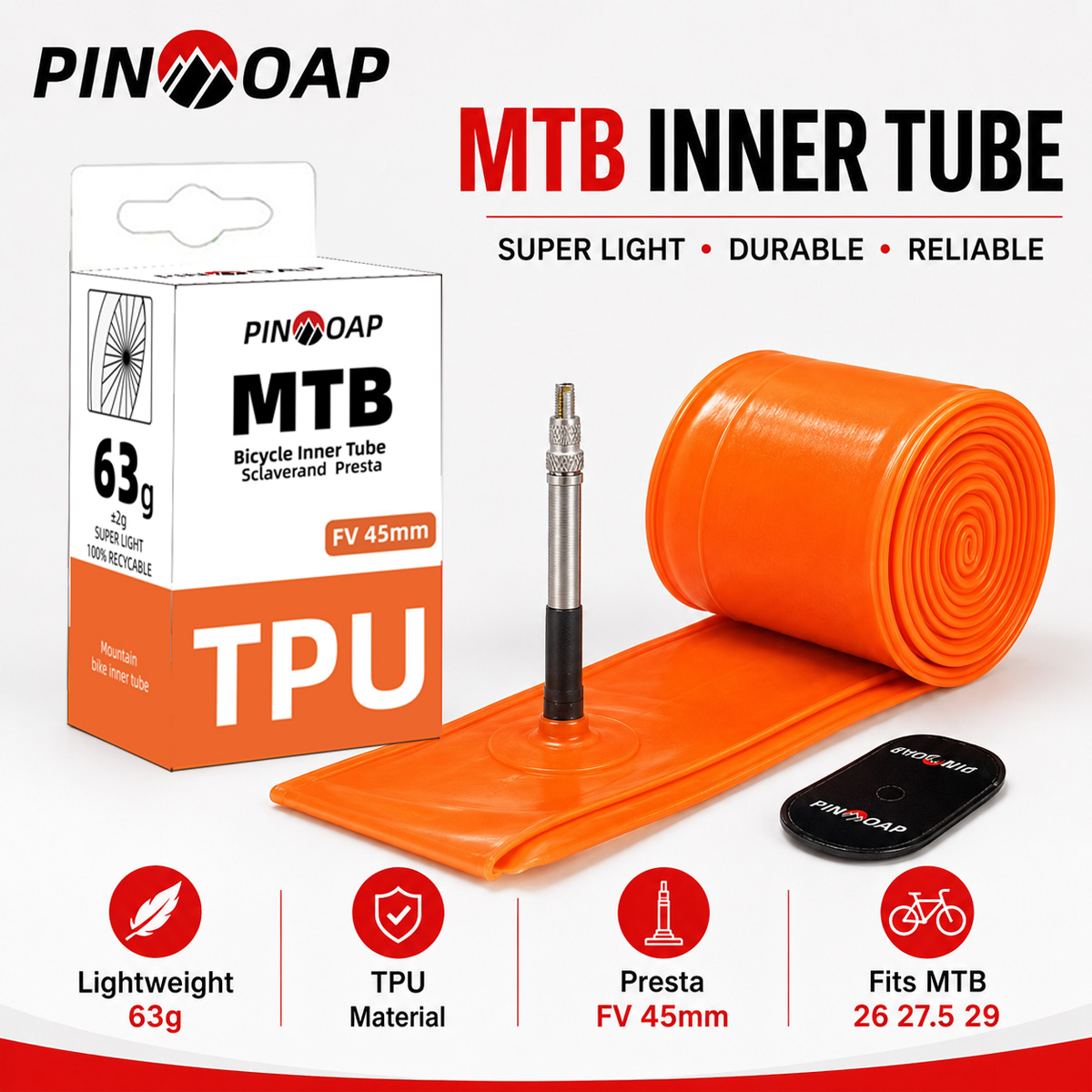 Mountain Biking Tube - PINMOAP Mtb İç Lastik Dağ Bisikleti